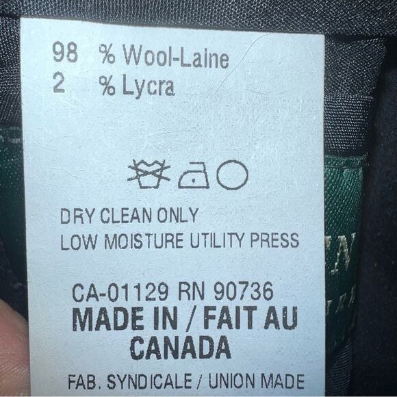 Ralph Lauren Wool Gray Pinstripe Business Casual Suit Blazer Jacket. 44 L - Picture 9 of 12